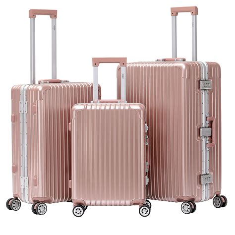 Buy Premium Travel Suitcase 8 Spinner Wheels Built In Tsa