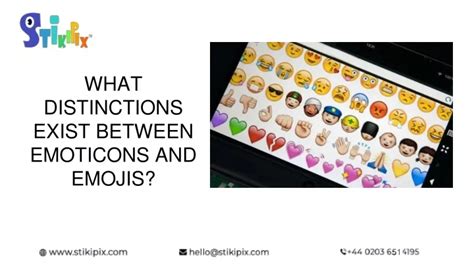 Ppt What Distinctions Exist Between Emoticons And Emojis Powerpoint
