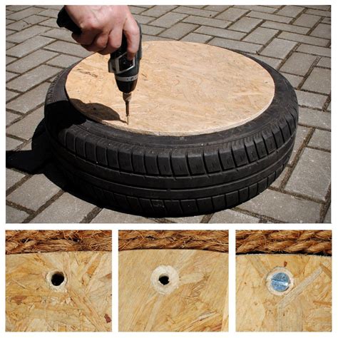 Grundsätzlich muss die palette großteils demontiert werden. Upcycling: Möbel aus Autoreifen selber bauen | SoLebIch.de