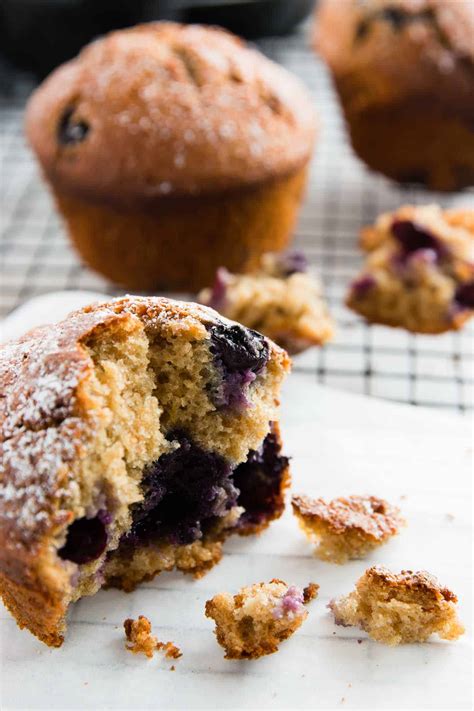 Healthy Blueberry Lemon Muffins Recipe Without Sugar