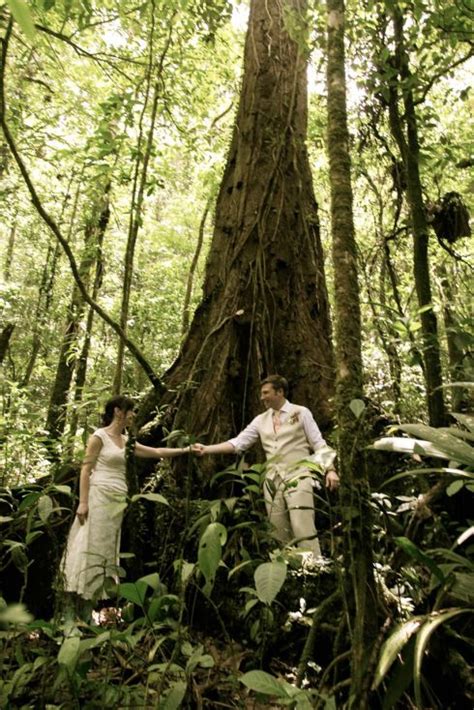 Rainforest And Waterfall Wedding At Rio Celeste Costa Rica