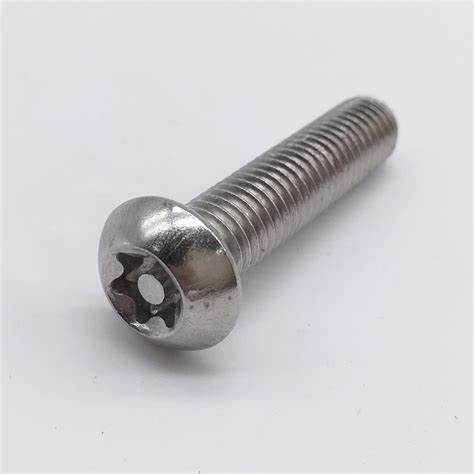 M4 Security Screws Tamper Resistant Pin In Torx Drive Button Head
