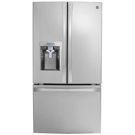 It features the innovative geniuscool™ cooling system that. Kenmore Elite 74043 23.7 cu. ft. French Door Bottom ...