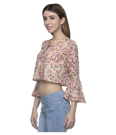 Oxolloxo Polyester Crop Tops Buy Oxolloxo Polyester Crop Tops Online At Best Prices In India