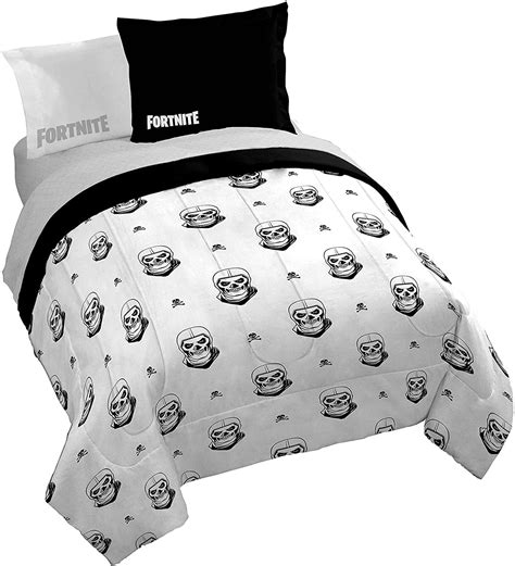 Jay Franco Fortnite Trooper 7 Piece Queen Bed Set Includes Comforter