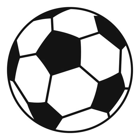 Ikon Bola Sepak Gaya Sederhana Clipart Bola Sepak Ikon Gaya Ikon