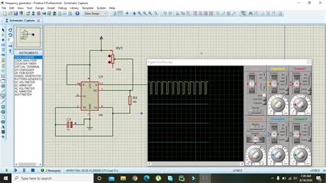 Variable Frequency Generator In Proteus How To Make Frequency