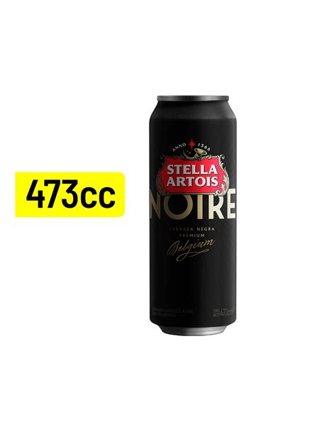 Cerveza Stella Artois Noire Lata 473c