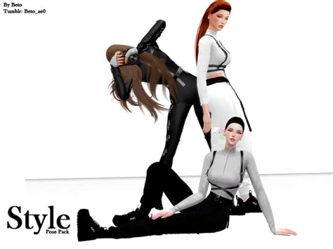 Style Pose Pack By Betoae0 At Tsr Sims 4 Updates Images And Photos Finder