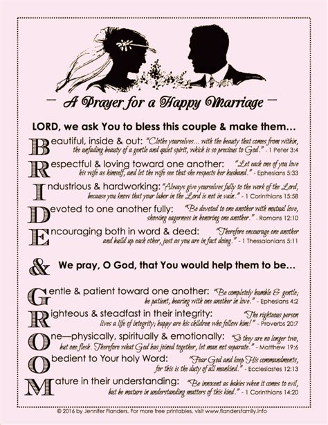 Prayer For A Happy Marriage Free Printable Loving Life At Home