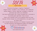 Nombre Sofía Significado y Origen - Bebetones.com