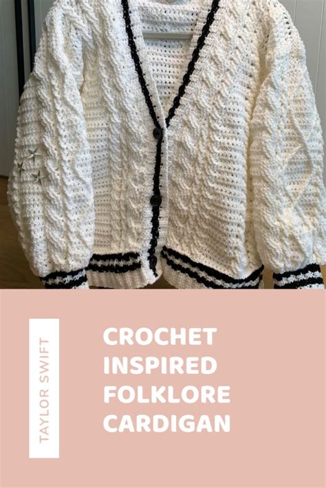 Taylor Swift Folklore Crochet Cardigan Crochet By Bev Youtube