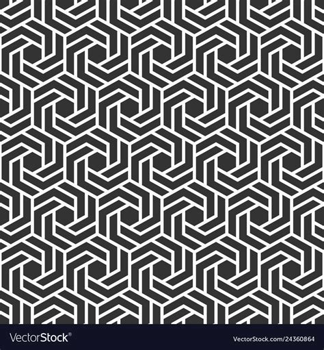 Seamless Pattern Repeating Geometric Tiles Vector Image