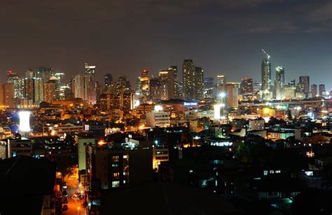Makati City Skyline Night A View From Our Balcony At Nig Flickr