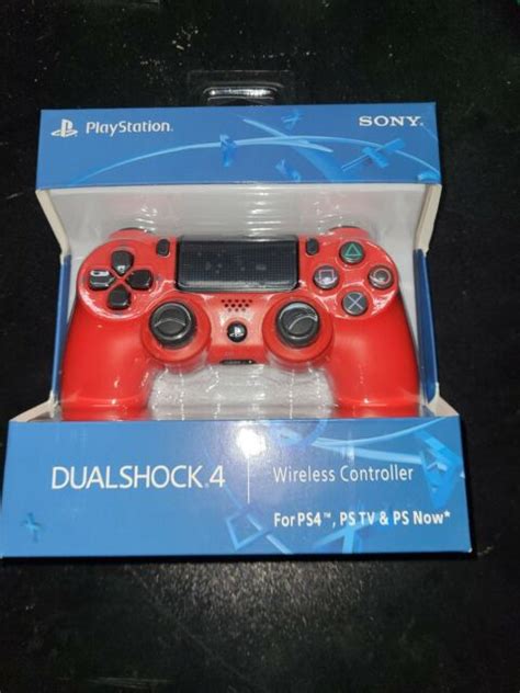 Sony Playstation Dualshock 4 V2 Controller Magma Red Cuh Zct2g 11