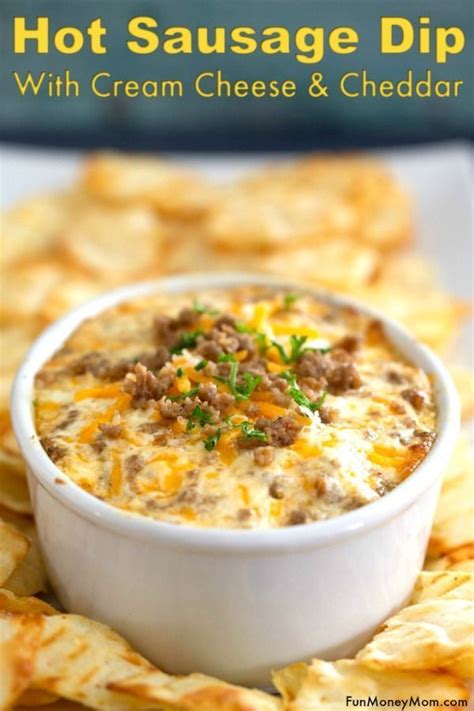 These easy homemade skinless sausages are super delicious and packed full of flavour. Sausage Dip With Cream Cheese & Cheddar | Recipe | Sausage dip, Cream cheese dips, Food recipes