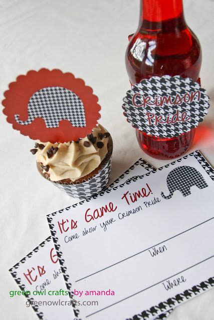 College Football Printable Party Packs Party Packs Alabama Roll Tide