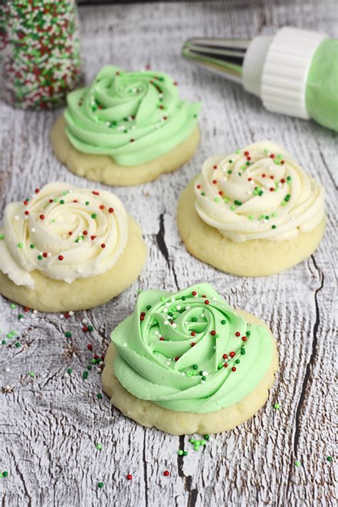Christmas Soft Frosted Sugar Cookies The Toasty Kitchen