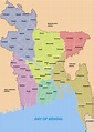 Bangladesh Regions Map