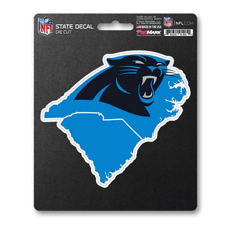 Nfl Carolina Panthers State Shape Decal Fanmats Sports Licensing