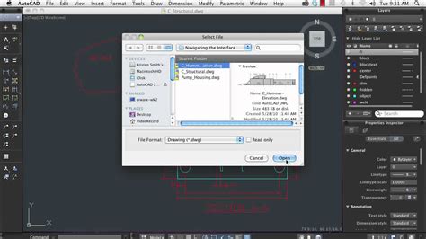 Autocad For Mac Navigating The User Interface Youtube