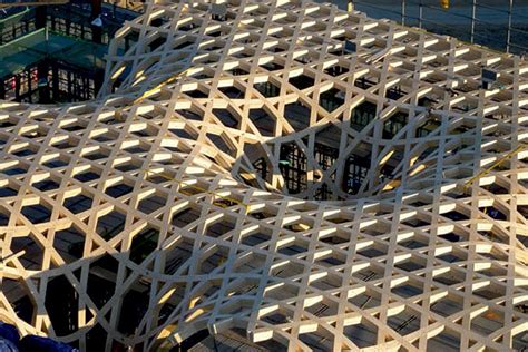Shigeru Bans Wooden Hexagonal Structure Nine Bridges Golf