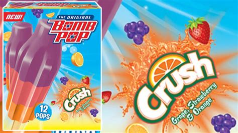 Bomb Pop Introduces New Crush Soda Flavored Ice Pops Chew Boom
