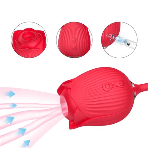 Clit Licking Tongue Sucking Vibrator G Spot Dildo Oral Sex Toys For Women Rose X Ebay
