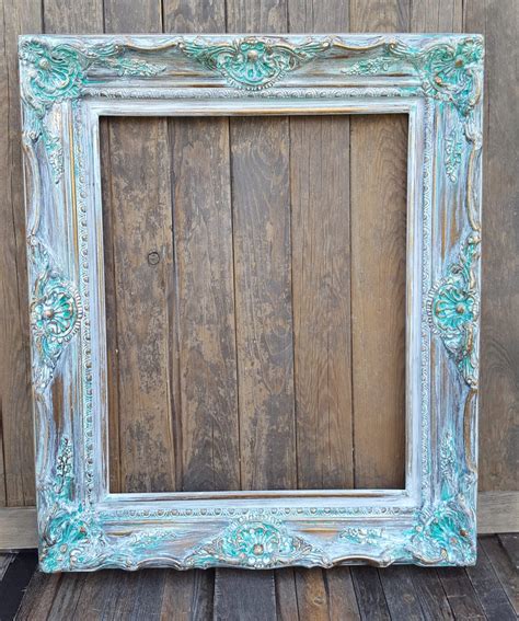 Colonial Shabby Chic Style Frame White Wash Wedding Frame