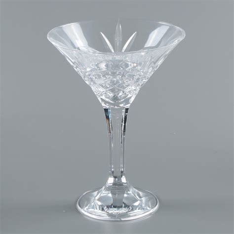 Godinger Dublin Shannon Collection Crystal Martini Glasses Ebth