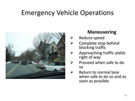 Ppt Emergency Vehicle Operations Unit Viii Avoiding Accidents