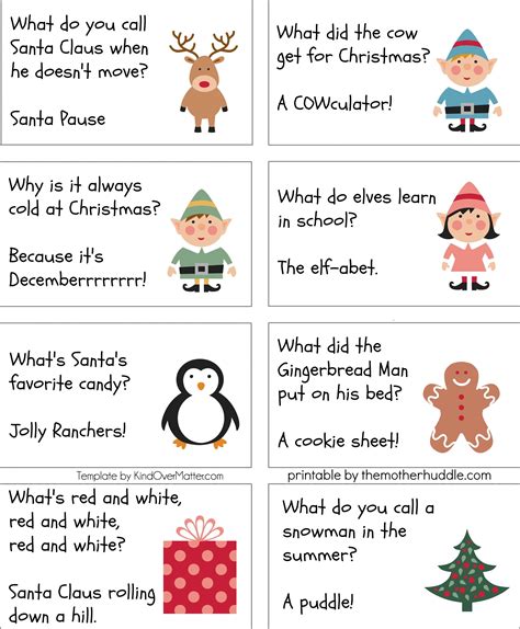 Printable Christmas Jokes For Crackers Printable Word Searches