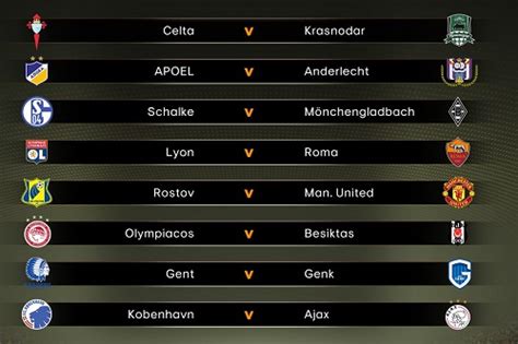 Transferred from uefa champions league round of 32: Definidos los octavos de final de la Europa League - José ...