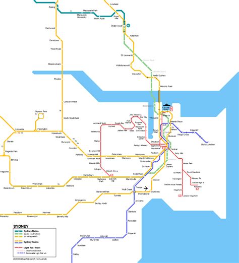 Sydney Rail Map City Train Route Map Your Offline Travel 40 OFF