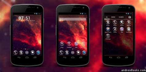 Space Android Theme For Holo Launcher