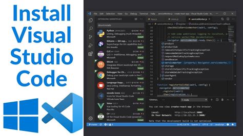 How To Install Visual Studio Code Vscode On Windows Youtube