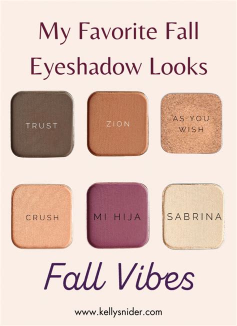 My Favorite Fall Eyeshadow Looks From Seint Kelly Snider