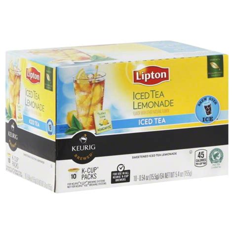 Lipton Lemonade Iced Tea K Cups 10 Ct