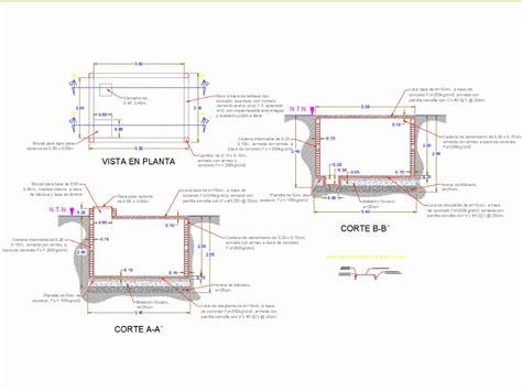 Cisterna Em Autocad Baixar Cad 12085 Kb Bibliocad