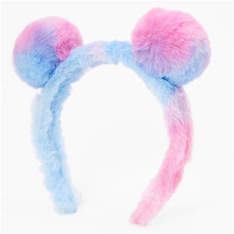 Claires Club Pastel Fur Pom Headband Fur Pom Pom Pom Pom Headbands