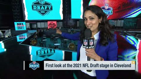 Aditi Kinkhabwala Provides First Look At 2021 Nfl Draft Stage In Cleveland