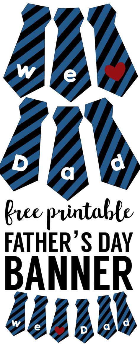 2,436 free images of banner design. Father's Day Banner Free Printable - Paper Trail Design