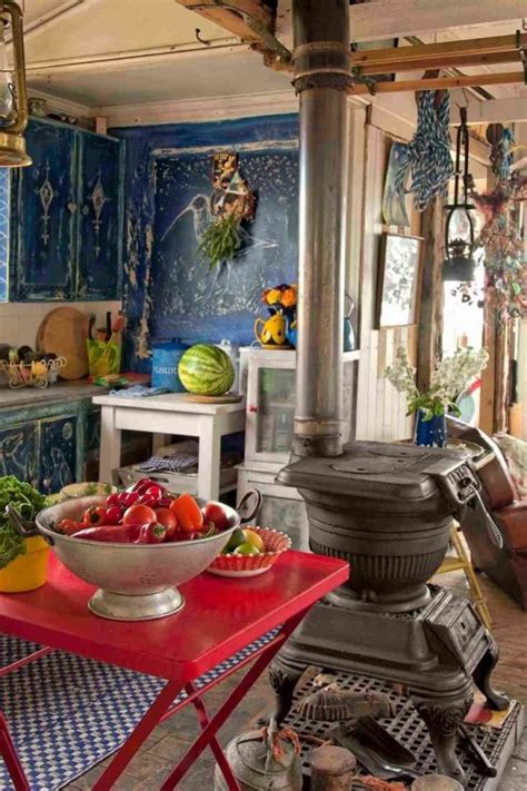 65 Colorful Boho Chic Kitchen Designs Digsdigs