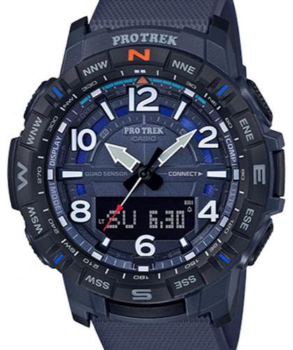 Pro Trek Quad Sensor Blue Prtb50 2 Casio Protrek Wrist Watch