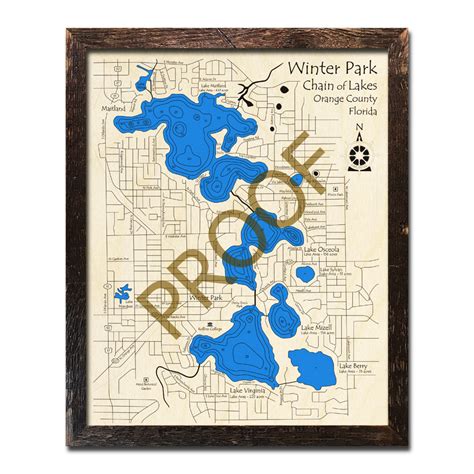 Winter Park Chain Of Lakes Map The World Map