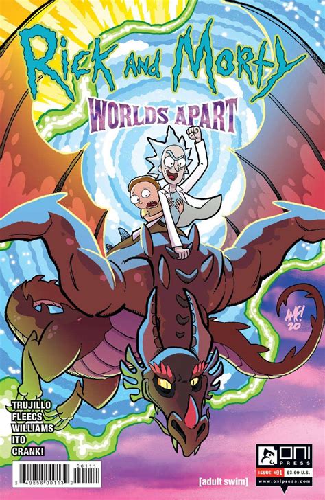 Oni Press Announces Worlds Apart Rick And Morty Comic Mini Series