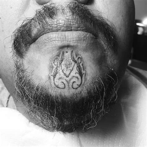 Tribal Chin Tattoo Best Tattoo Ideas Gallery