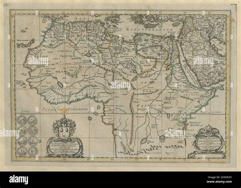 Map Of Africa 1700 Banque De Photographies Et Dimages à Haute