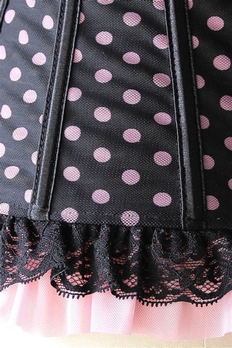 Pin Up Polka Dot Underwire Corset N4495