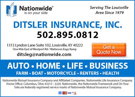 Insurance louisville, united states, insurance quote. Ditsler Insurance, Inc. - Nationwide insurance - Louisville, KY - Company Profile